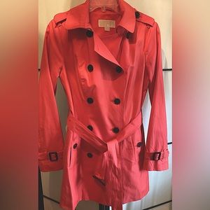 Michael Kors Short Double Breasted Trench Coat NWOT